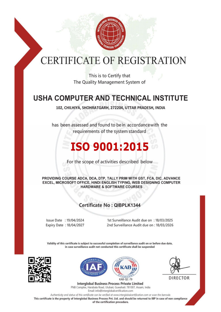 Iso Certificate